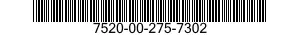 7520-00-275-7302  7520002757302 002757302