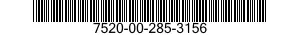 7520-00-285-3156  7520002853156 002853156