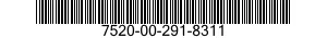7520-00-291-8311  7520002918311 002918311