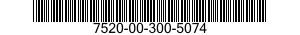 7520-00-300-5074  7520003005074 003005074