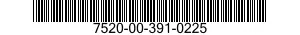 7520-00-391-0225  7520003910225 003910225