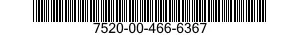 7520-00-466-6367  7520004666367 004666367