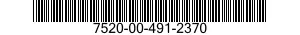 7520-00-491-2370  7520004912370 004912370
