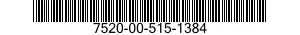7520-00-515-1384  7520005151384 005151384