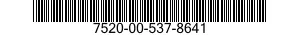 7520-00-537-8641  7520005378641 005378641