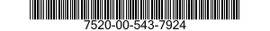 7520-00-543-7924  7520005437924 005437924
