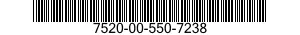 7520-00-550-7238  7520005507238 005507238