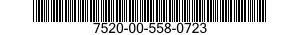 7520-00-558-0723  7520005580723 005580723