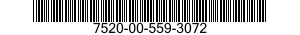 7520-00-559-3072  7520005593072 005593072
