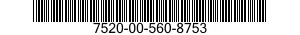 7520-00-560-8753  7520005608753 005608753