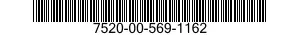 7520-00-569-1162  7520005691162 005691162