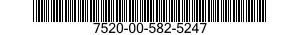 7520-00-582-5247  7520005825247 005825247