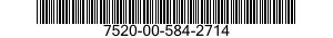 7520-00-584-2714  7520005842714 005842714