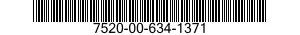 7520-00-634-1371  7520006341371 006341371