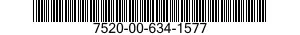 7520-00-634-1577  7520006341577 006341577