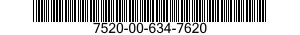 7520-00-634-7620  7520006347620 006347620