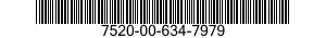7520-00-634-7979  7520006347979 006347979