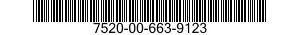 7520-00-663-9123  7520006639123 006639123