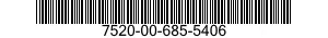 7520-00-685-5406  7520006855406 006855406