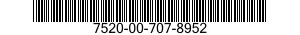 7520-00-707-8952  7520007078952 007078952