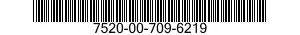 7520-00-709-6219  7520007096219 007096219