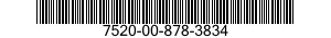 7520-00-878-3834  7520008783834 008783834