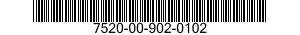 7520-00-902-0102  7520009020102 009020102