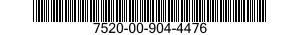 7520-00-904-4476 MARKER,TUBE TYPE 7520009044476 009044476