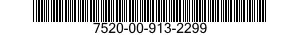 7520-00-913-2299  7520009132299 009132299