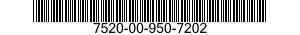 7520-00-950-7202  7520009507202 009507202