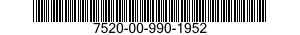 7520-00-990-1952  7520009901952 009901952