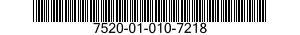7520-01-010-7218 STENCIL,MARKING 7520010107218 010107218