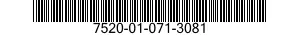 7520-01-071-3081  7520010713081 010713081