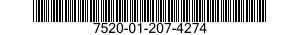 7520-01-207-4274 RACK,DISTRIBUTOR,DESK 7520012074274 012074274
