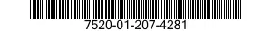 7520-01-207-4281  7520012074281 012074281