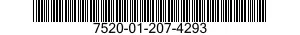 7520-01-207-4293  7520012074293 012074293