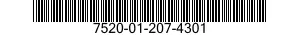 7520-01-207-4301  7520012074301 012074301