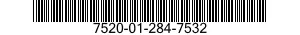7520-01-284-7532 RUBBER STAMP,FIXED TYPE 7520012847532 012847532