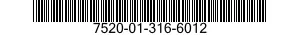 7520-01-316-6012 PEN,BALL-POINT 7520013166012 013166012