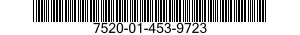 7520-01-453-9723 RUBBER STAMP,FIXED TYPE 7520014539723 014539723