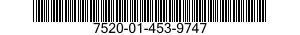 7520-01-453-9747 RUBBER STAMP,FIXED TYPE 7520014539747 014539747