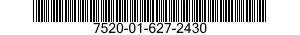 7520-01-627-2430 CLIPBOARD FILE 7520016272430 016272430