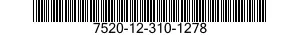 7520-12-310-1278 MARKER,TUBE TYPE 7520123101278 123101278