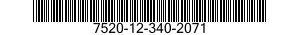 7520-12-340-2071  7520123402071 123402071