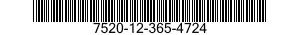 7520-12-365-4724 STENCIL,MARKING 7520123654724 123654724