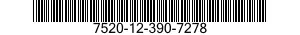 7520-12-390-7278 STAPLER,PAPER FASTENING,OFFICE 7520123907278 123907278