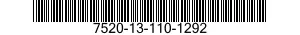 7520-13-110-1292 MARKER,TUBE TYPE 7520131101292 131101292