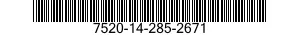 7520-14-285-2671  7520142852671 142852671