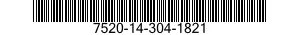 7520-14-304-1821 STENCIL SET,MARKING 7520143041821 143041821