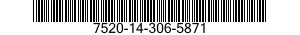 7520-14-306-5871 STAPLER,PAPER FASTENING,OFFICE 7520143065871 143065871
